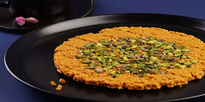 سوهان عسلی مخلوط عسلک