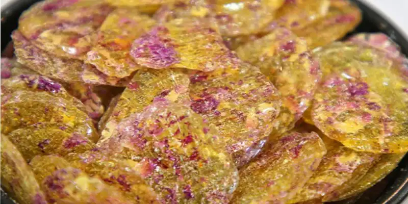 پولکی به گل محمدی