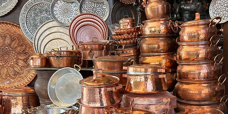 دیگ های مسی اصفهان